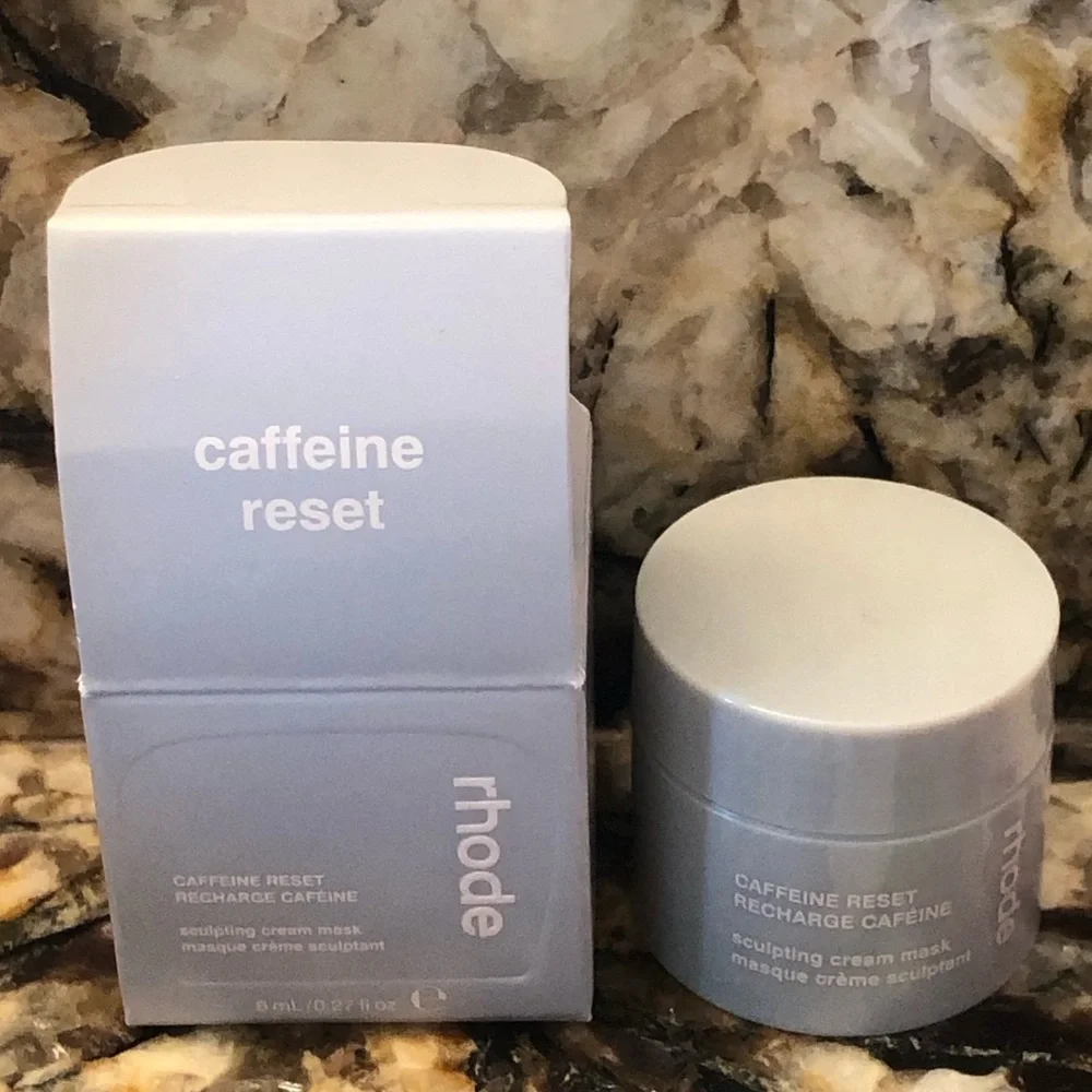 Rhode Caffine Reset Sculpting Cream Mask Travel Size 8ml
